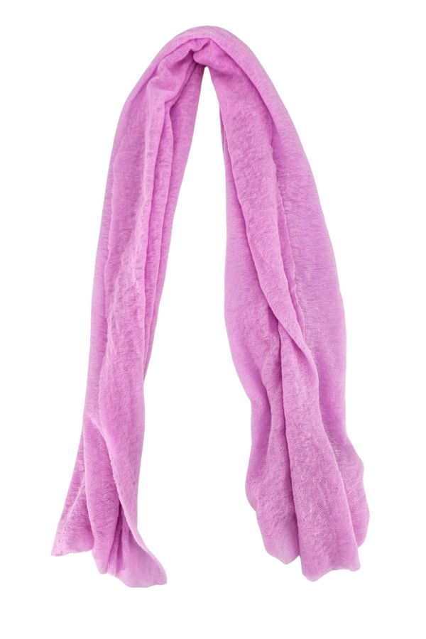 Botto Giuseppe Small Cashmere Plain Scarf - Lavender