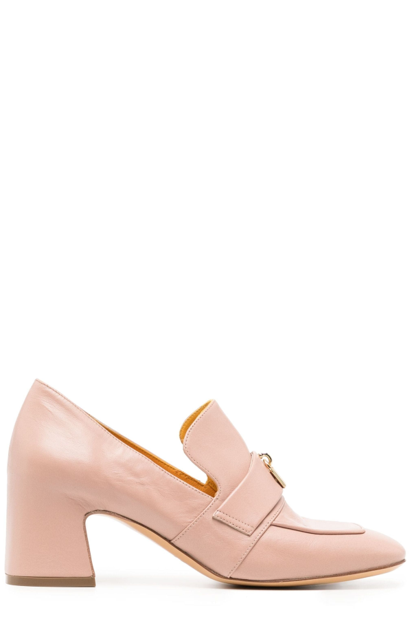 Madison Maison Lock Heel Loafer - Light Pink