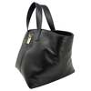 Madison Maison x Joan Hornig Leather Lock Tote Bag - Black - Thumbnail 3
