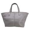 Madison Maison x Joan Hornig Leather Lock Tote Bag - Light Grey - Thumbnail 2