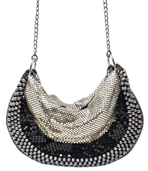 Madison Maison Laura B Raquel U Bag - Black/Silver