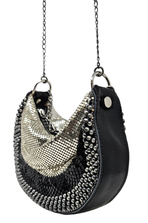 Madison Maison Laura B Raquel U Bag - Black/Silver
