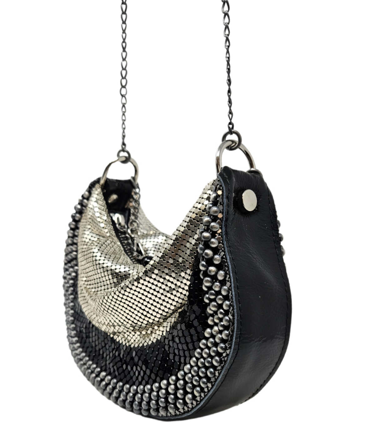 Madison Maison Laura B Raquel U Bag - Black/Silver - Image 2 of 3