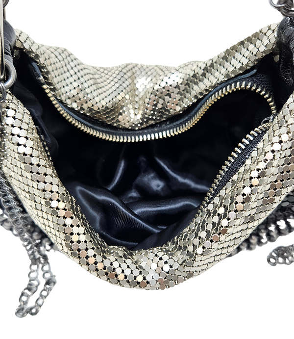 Madison Maison Laura B Raquel U Bag - Black/Silver