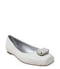 Madison Maison Marion Jeweled Ballet Flat - White - Thumbnail 2