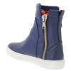 Madison Maison Navy Leather Double Zip Shearling Sneaker - Navy - Thumbnail 6