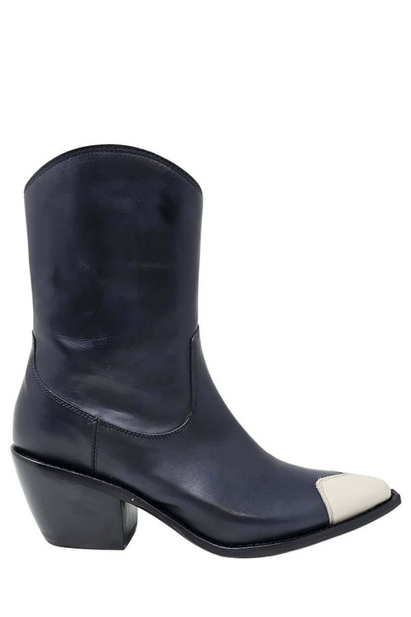 Madison Maison™ Heart Toe Ankle Boot - Navy/White