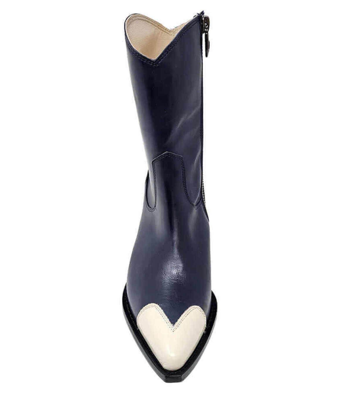 Madison Maison™ Heart Toe Ankle Boot - Navy/White - Image 4 of 4
