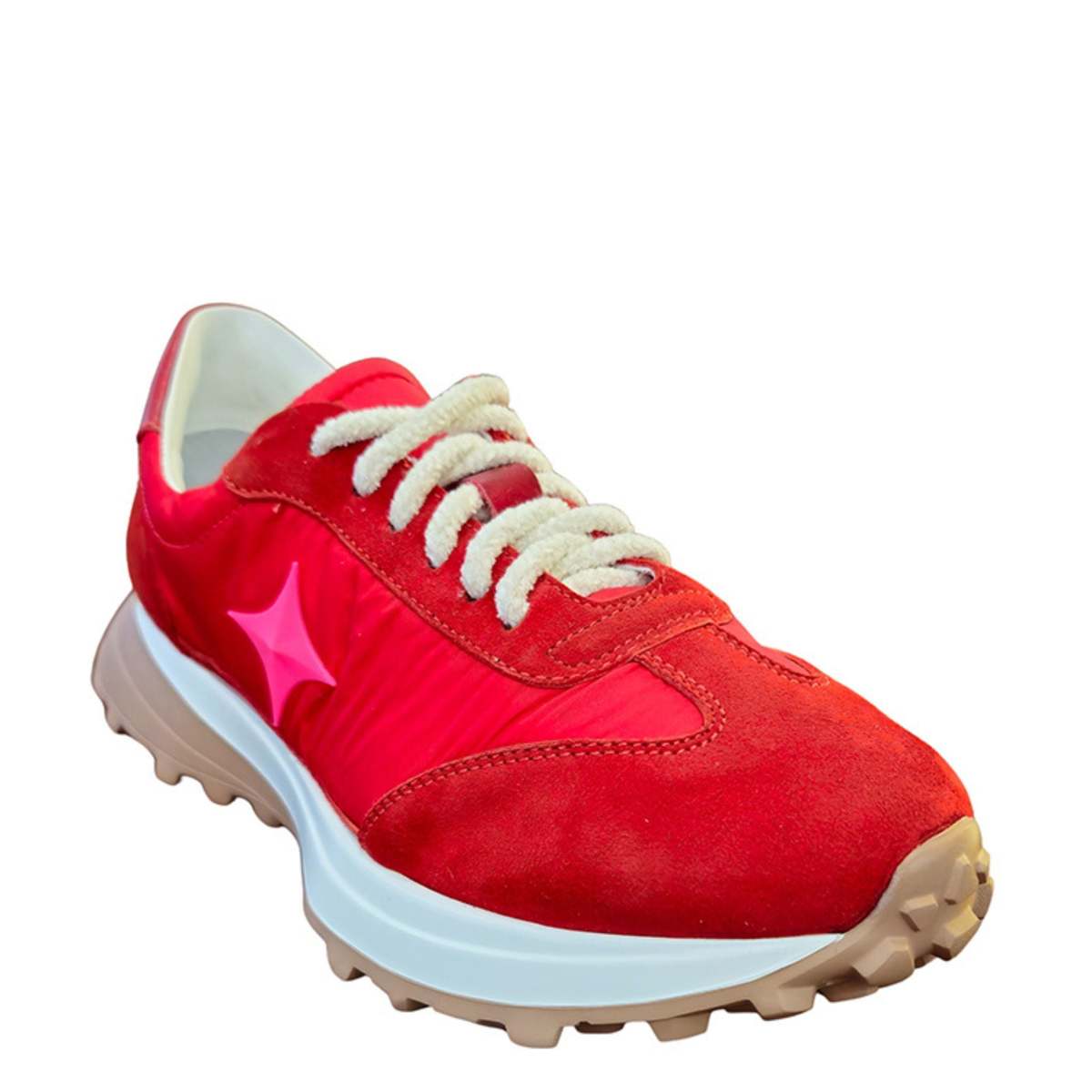 Madison Maison Star Jogger Sneakers - Red - Image 2 of 5