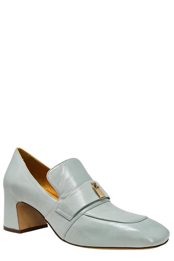 Madison Maison Lock Heel Loafers - Seafoam