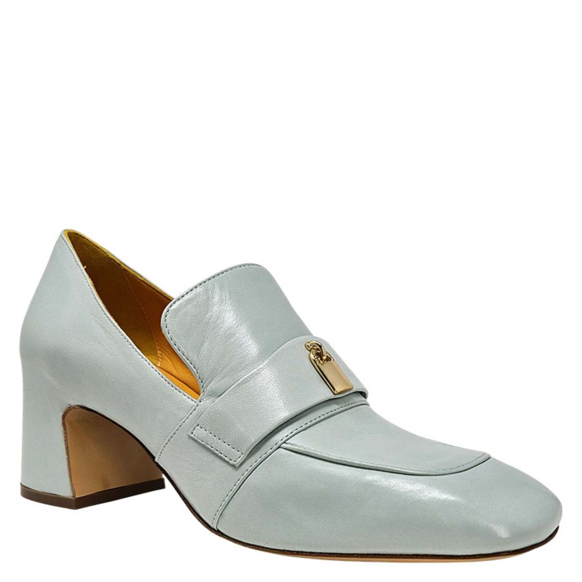 Madison Maison Lock Heel Loafers - Seafoam - Image 2 of 4