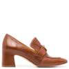 Madison Maison Lock Heel Loafer - Tan - Thumbnail 1