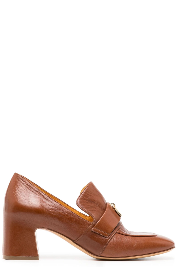 Madison Maison Lock Heel Loafer - Tan