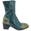 Madison Maison Hand Rubbed Ankle Boot - Teal - Thumbnail 1