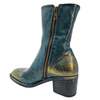 Madison Maison Hand Rubbed Ankle Boot - Teal - Thumbnail 3