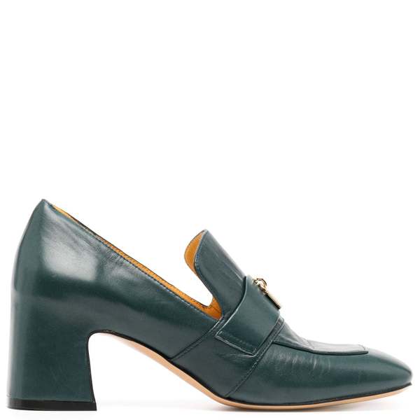 Madison Maison Lock Heel Loafer - Teal