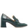 Madison Maison Lock Heel Loafer - Teal - Thumbnail 1