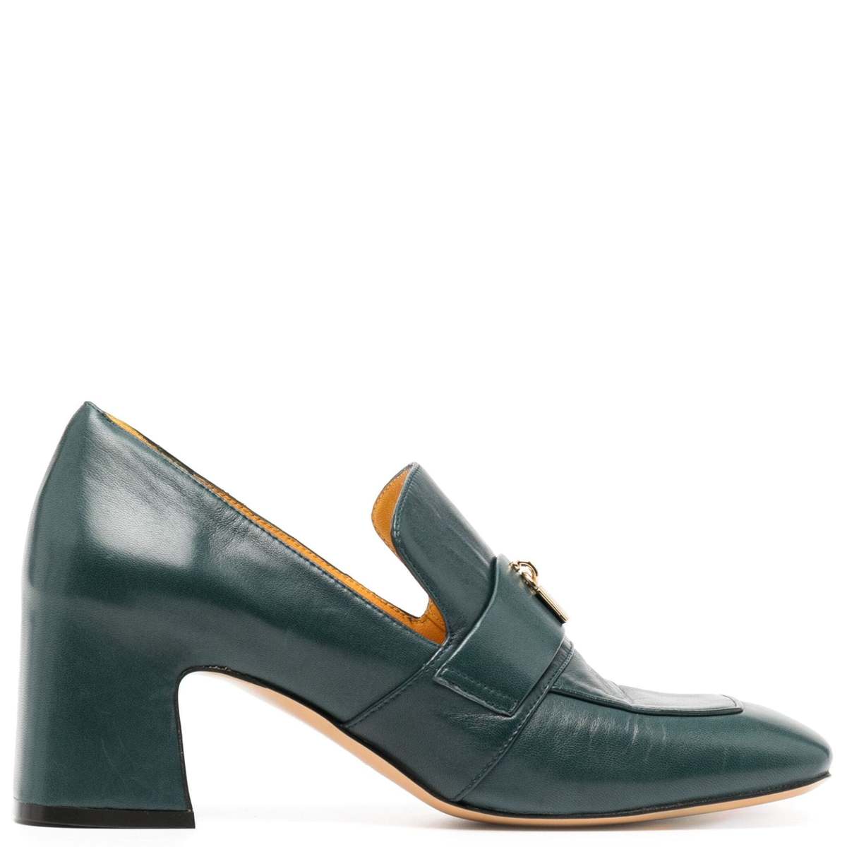 Madison Maison Lock Heel Loafer - Teal - Image 1 of 4