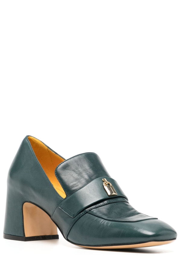 Madison Maison Lock Heel Loafer - Teal
