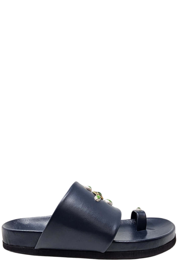 Madison Maison Tyche Toe Ring Sandal - Navy