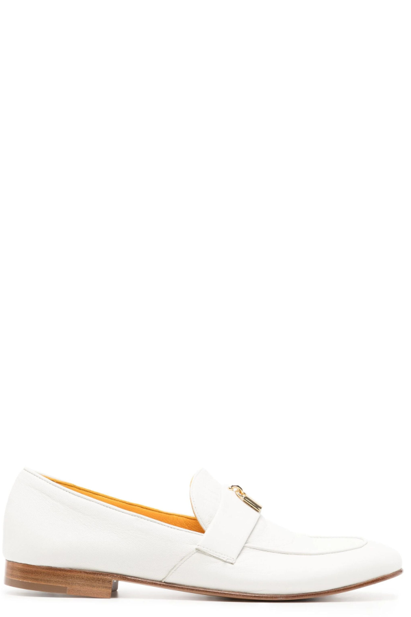 Madison Maison Lock Flat Loafers - White