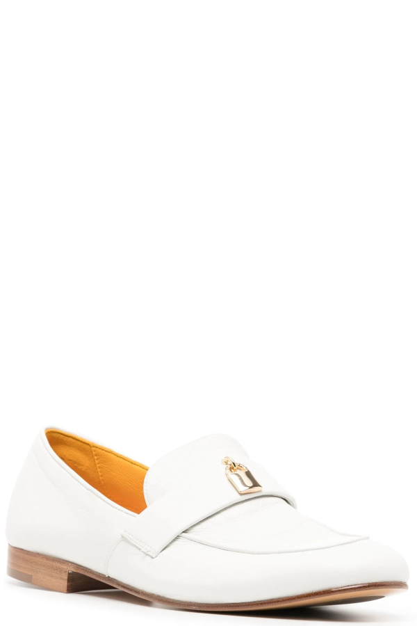 Madison Maison Lock Flat Loafers - White