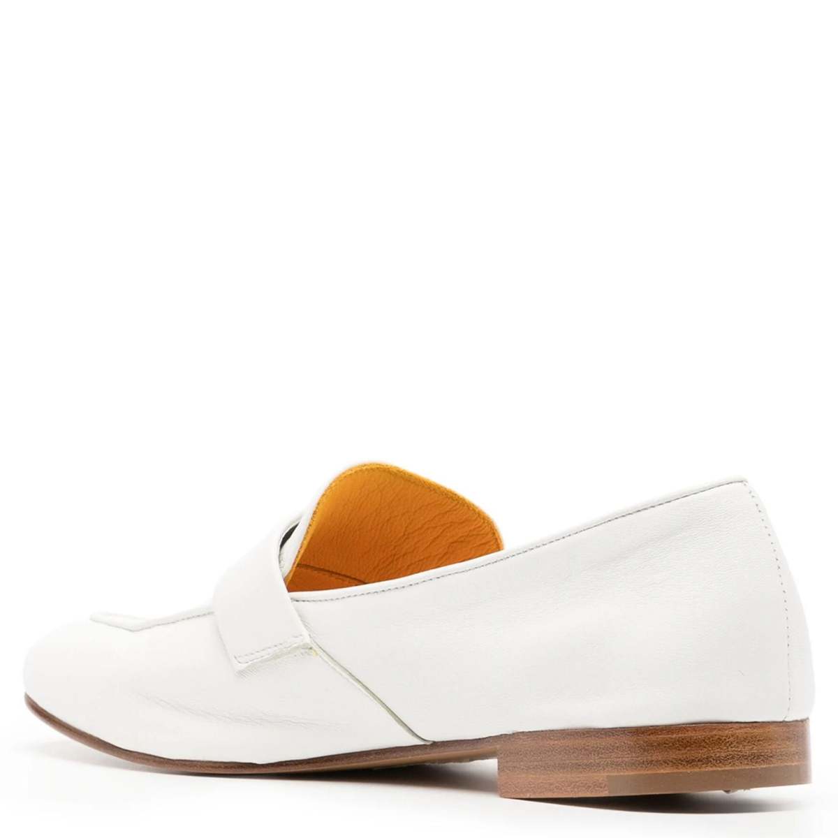 Madison Maison Lock Flat Loafers - White - Image 3 of 4