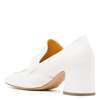 Madison Maison Lock Heel Loafer - White - Thumbnail 3