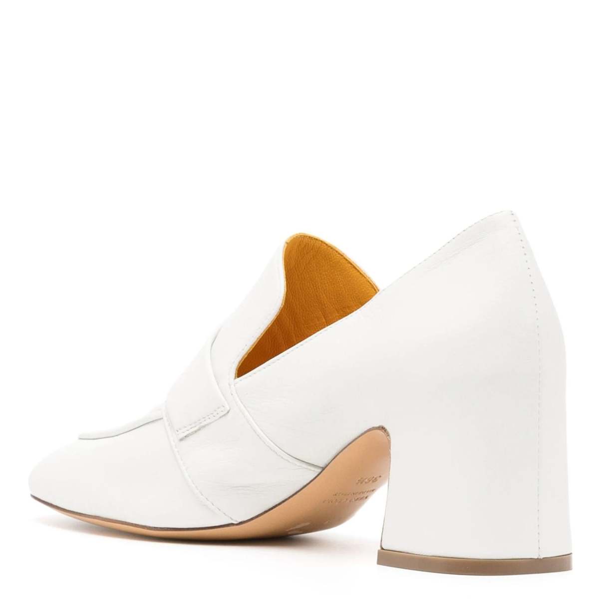 Madison Maison Lock Heel Loafer - White - Image 3 of 4
