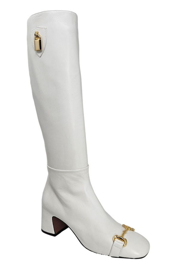 Madison Maison™ White Tall Lock Boot - White