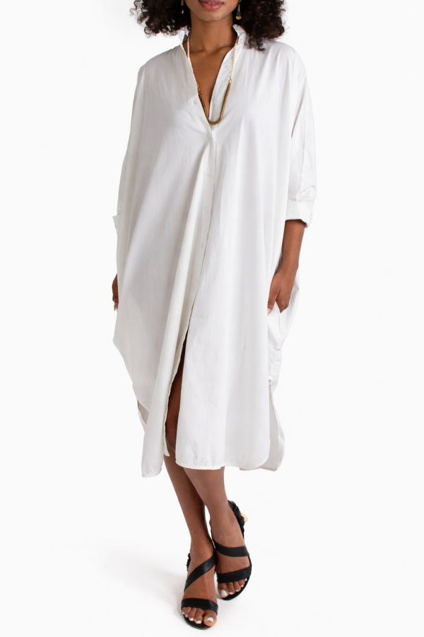 Meg Biggie Dress - White