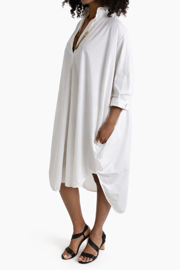 Meg Biggie Dress - White