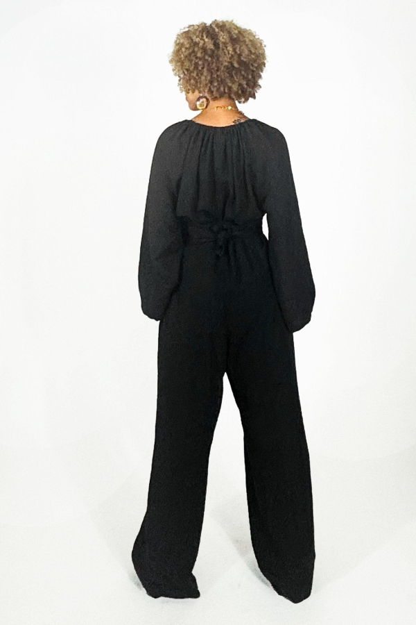 Meg Sahara Gathered Jumpsuit