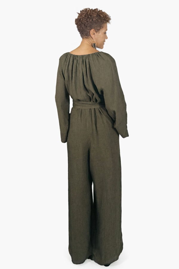 Meg Sahara Gathered Jumpsuit