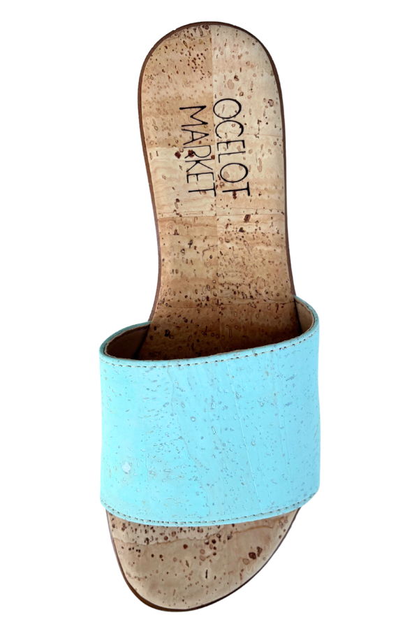 Ocelot Market Women's Cork Sandal - Aqua