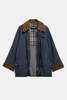 Barbour Oversized Bedale Denim Casual Jacket - Thumbnail 3