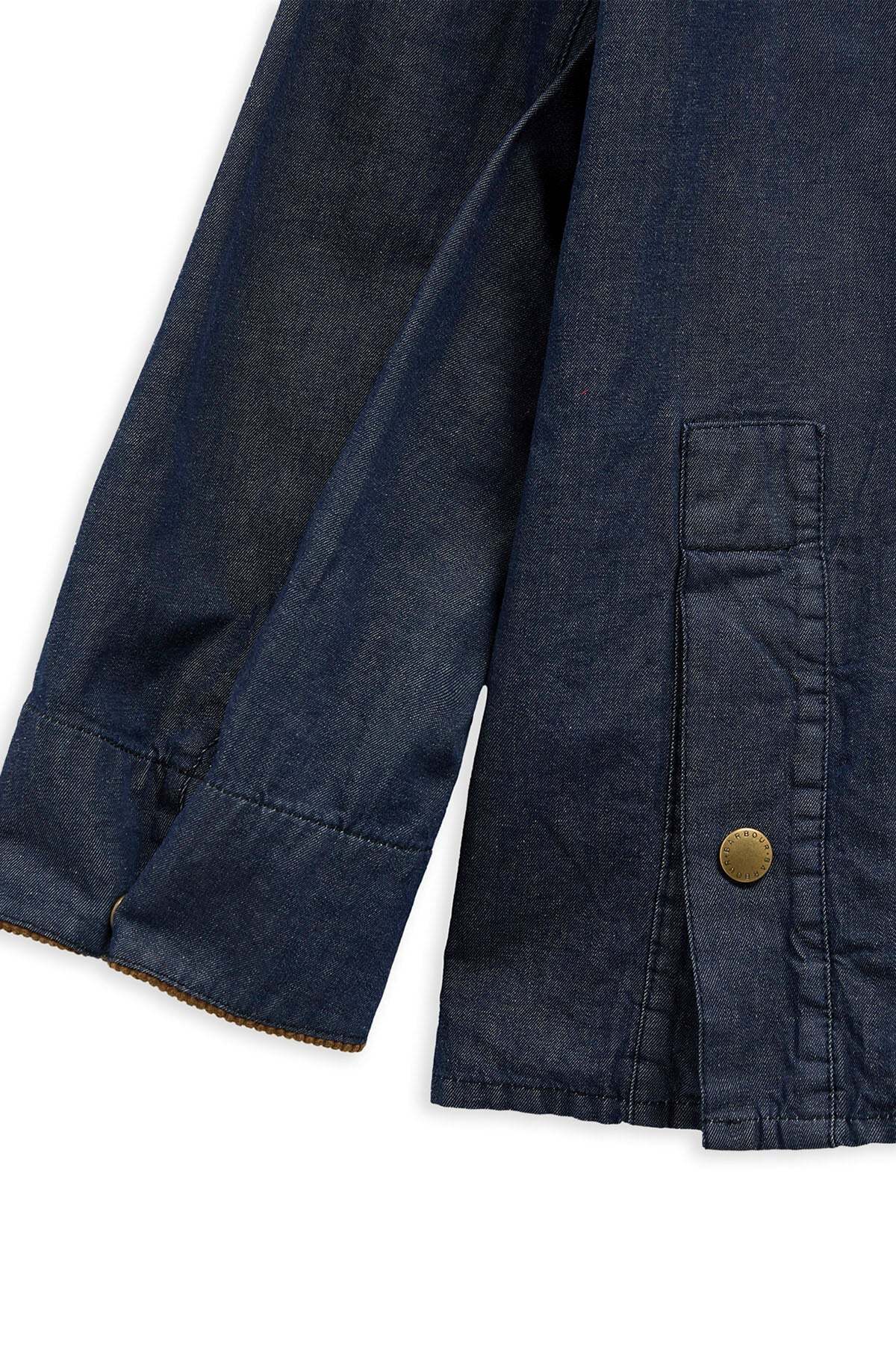 Barbour Oversized Bedale Denim Casual Jacket - Image 5 of 14