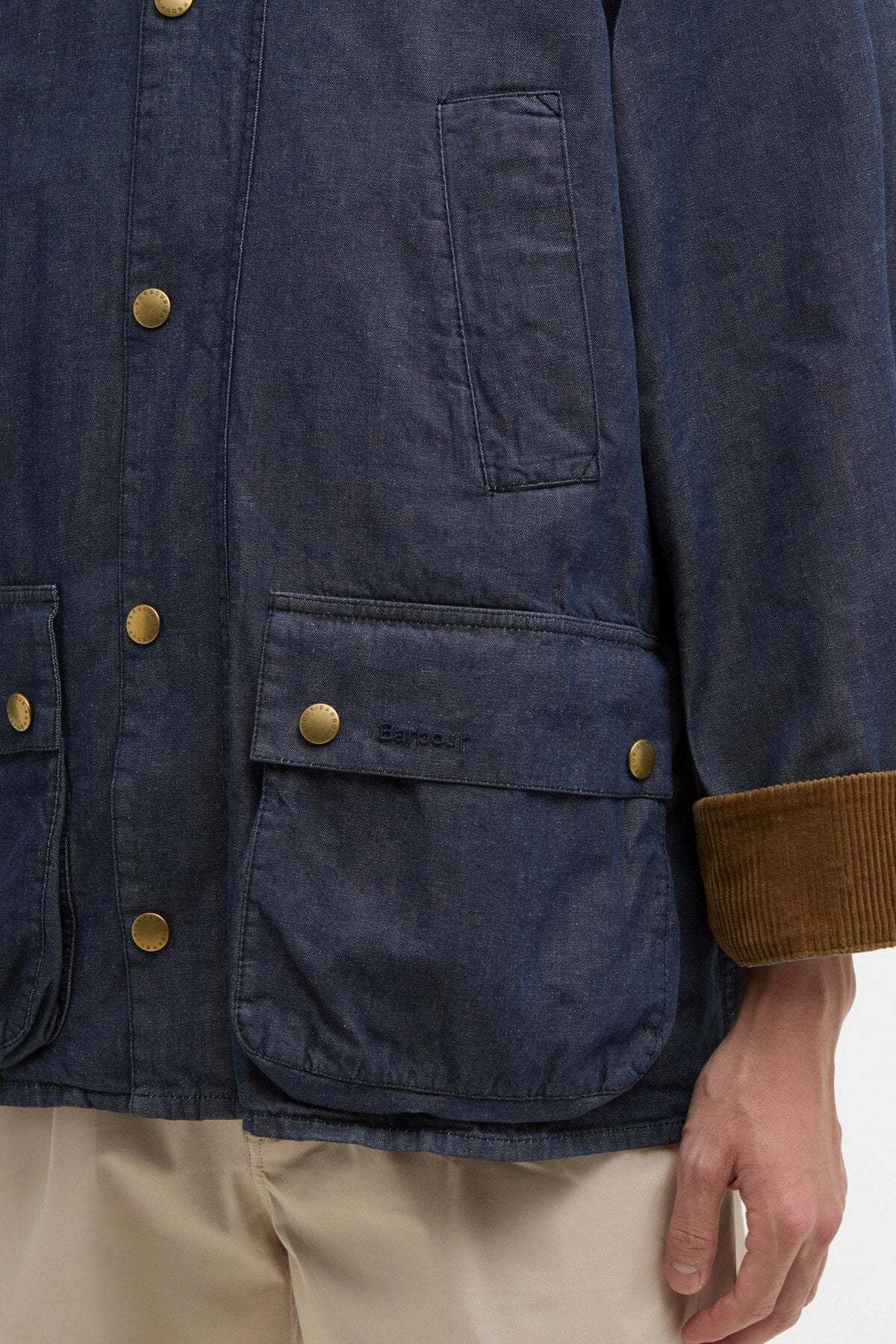 Barbour Oversized Bedale Denim Casual Jacket - Image 9 of 14
