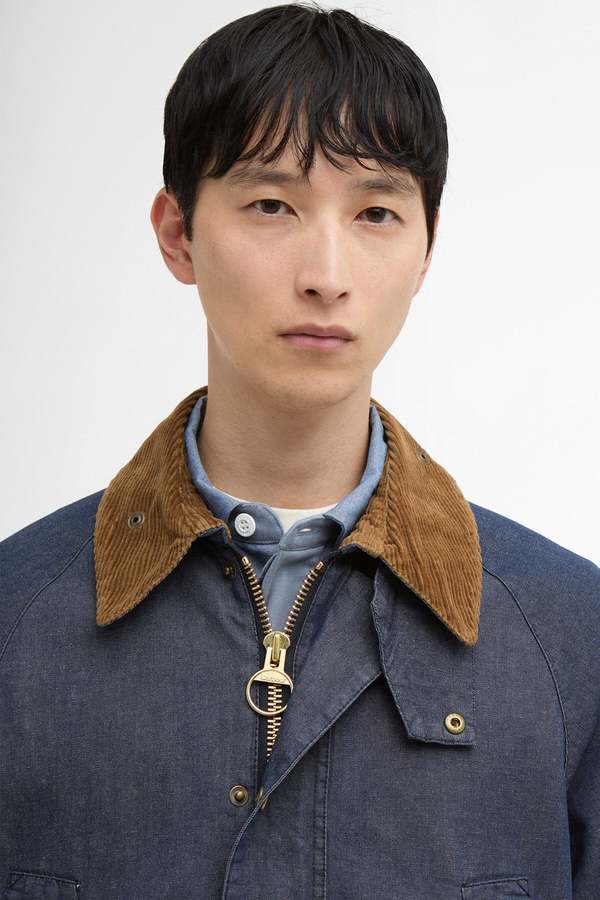 Barbour Oversized Bedale Denim Casual Jacket
