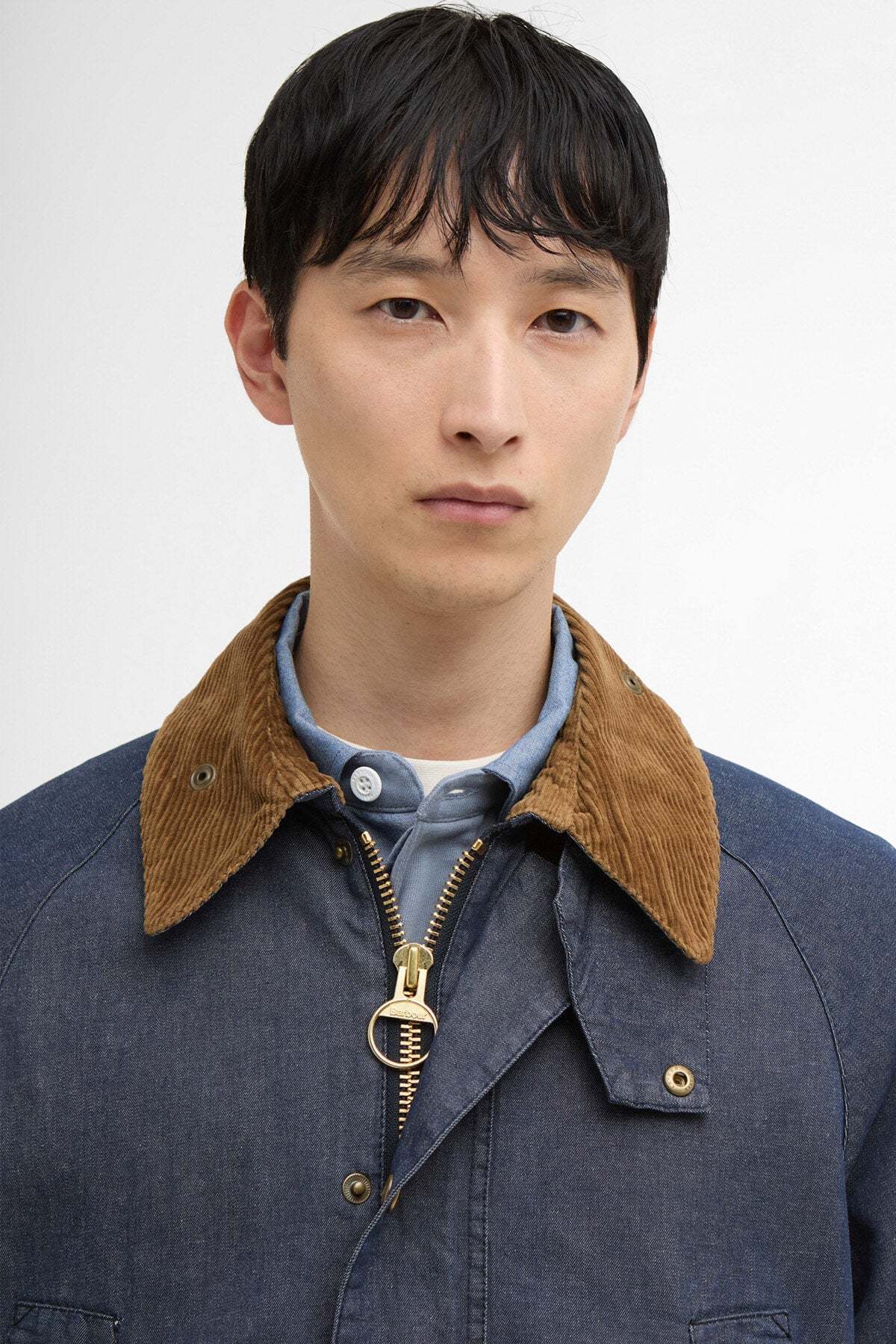 Barbour Oversized Bedale Denim Casual Jacket - Image 10 of 14