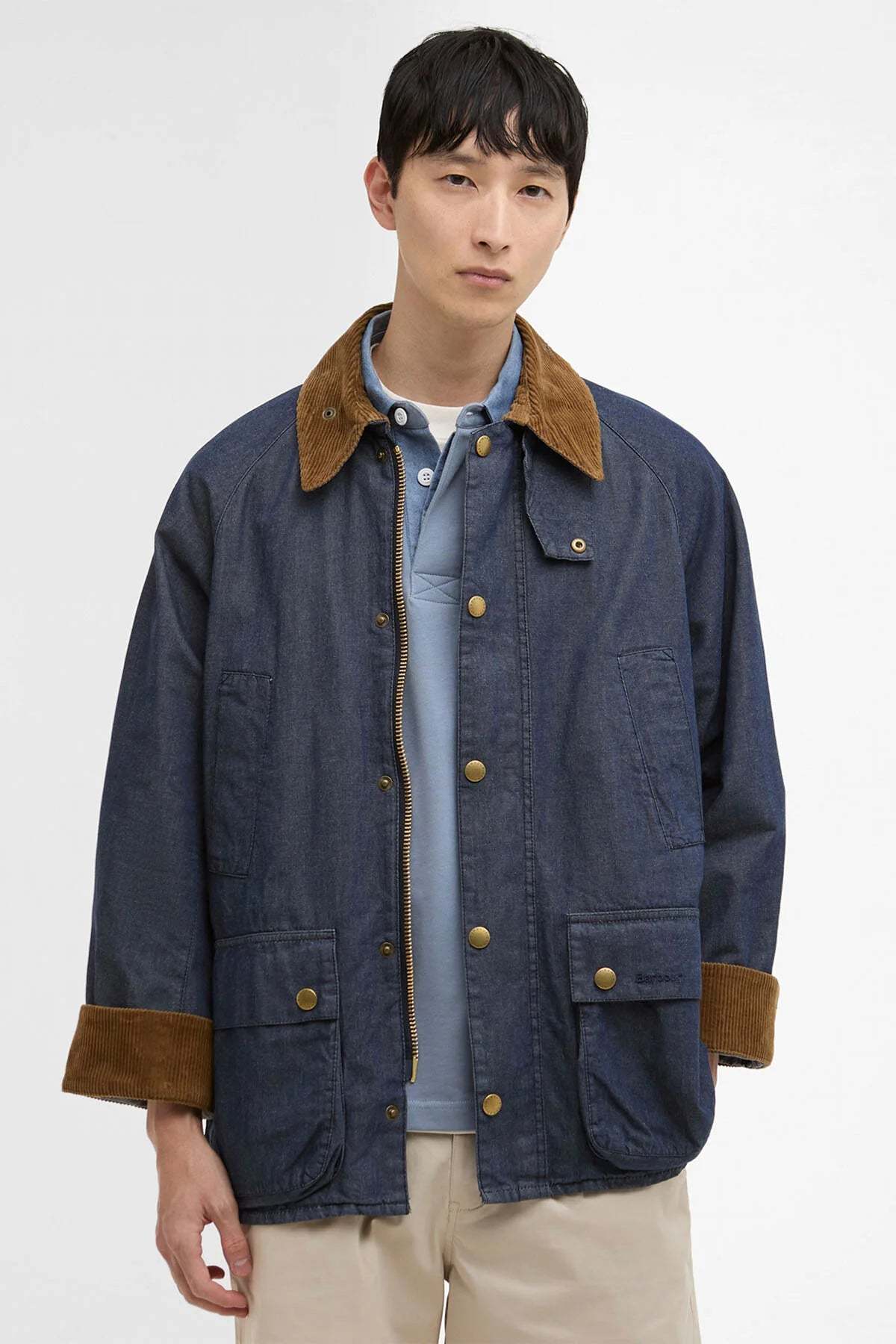 Barbour Oversized Bedale Denim Casual Jacket - Image 13 of 14