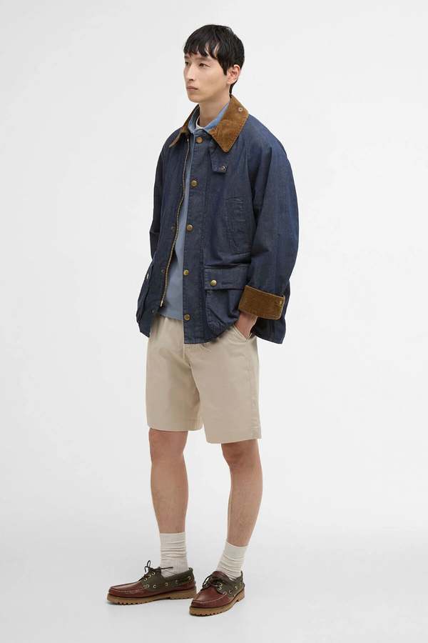 Barbour Oversized Bedale Denim Casual Jacket