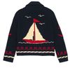The Great. Sailboat Lodge Cardigan - Dark Navy - Thumbnail 5