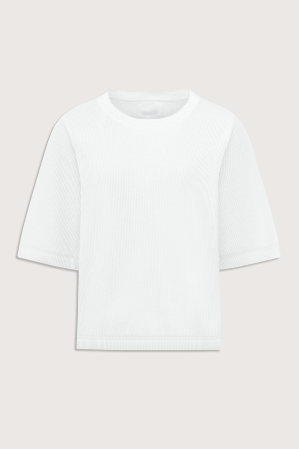 Molli Bari Knit Top - Milk