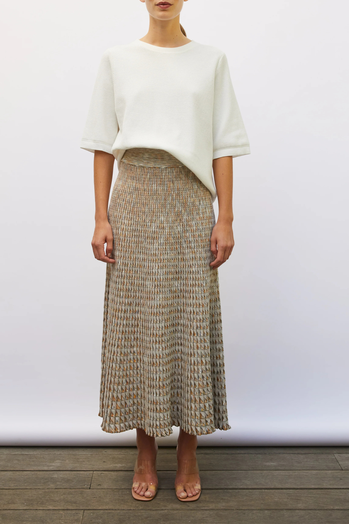 Molli Bari Knit Top - Milk - Image 2 of 4