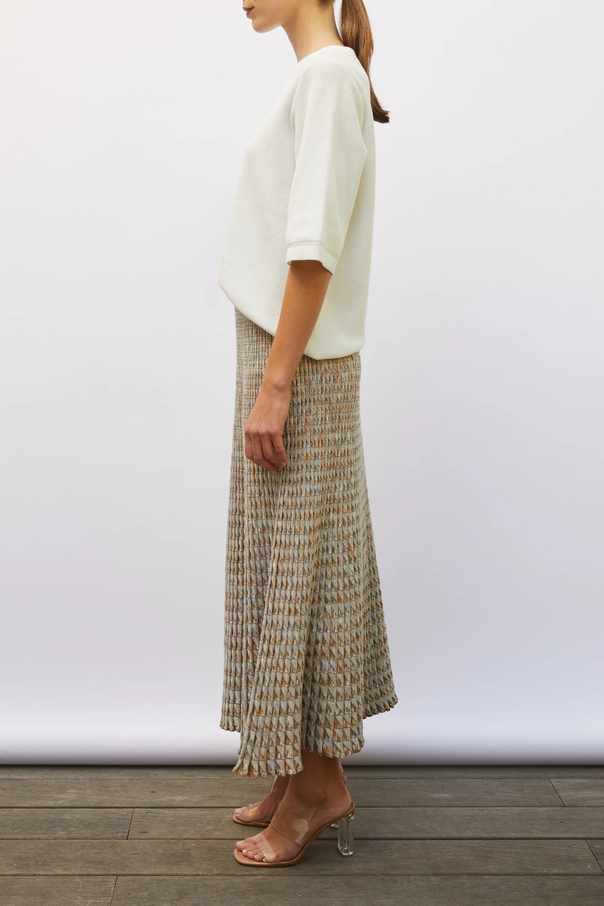 Molli Bari Knit Top - Milk - Image 3 of 4