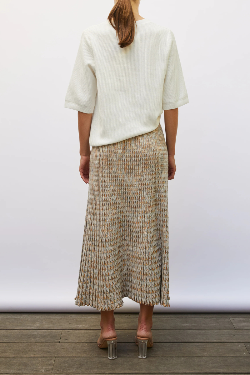 Molli Bari Knit Top - Milk