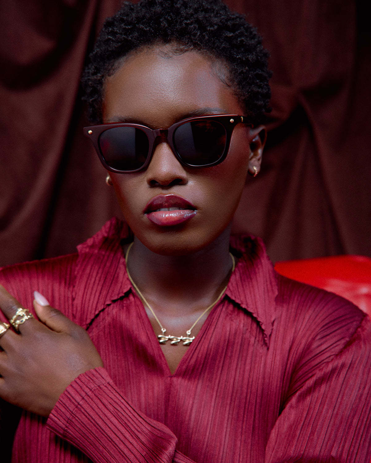 VADA Trance Garnet Sunglasses - Image 5 of 5