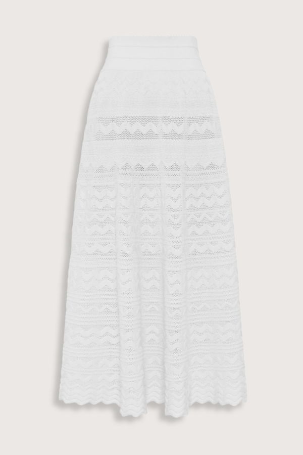 Molli Diva Pointelle Skirt - Milk