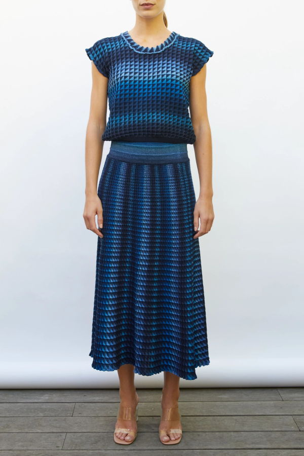 Molli Etincele Origami Top - Nuit/Denim